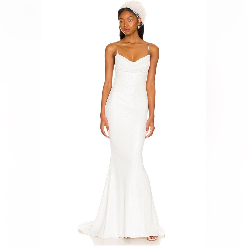 Katie May All A Dream Micro Sequin Gown